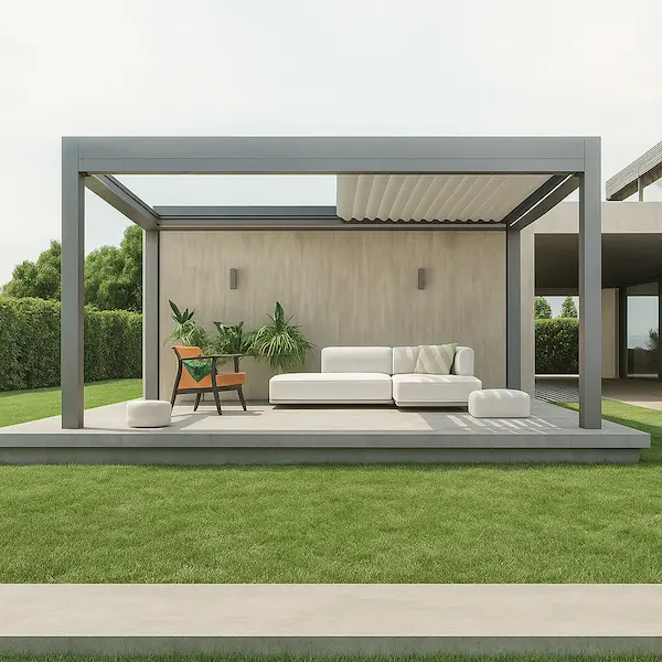 bioclimática retráctil 4x6