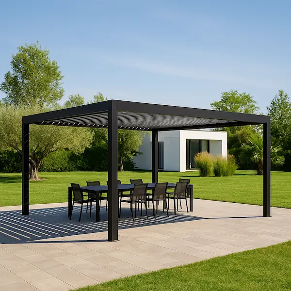 pérgola 4x7 jardines