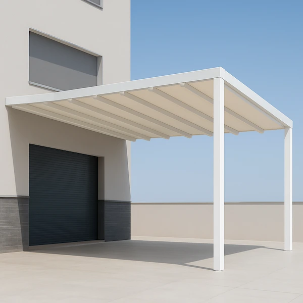 pérgola lona tensada 3x5