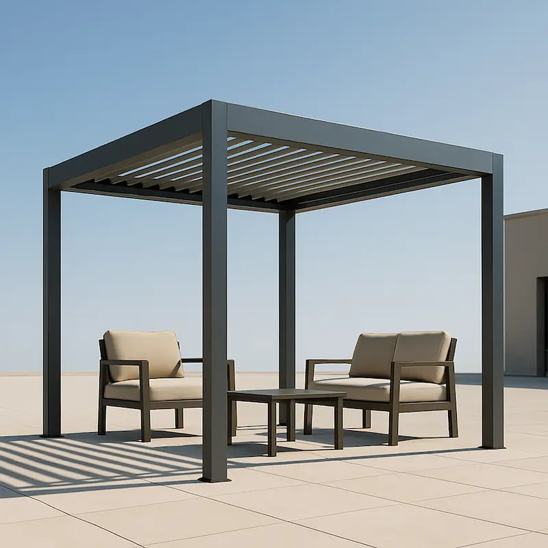 pérgola autoportante 3x3
