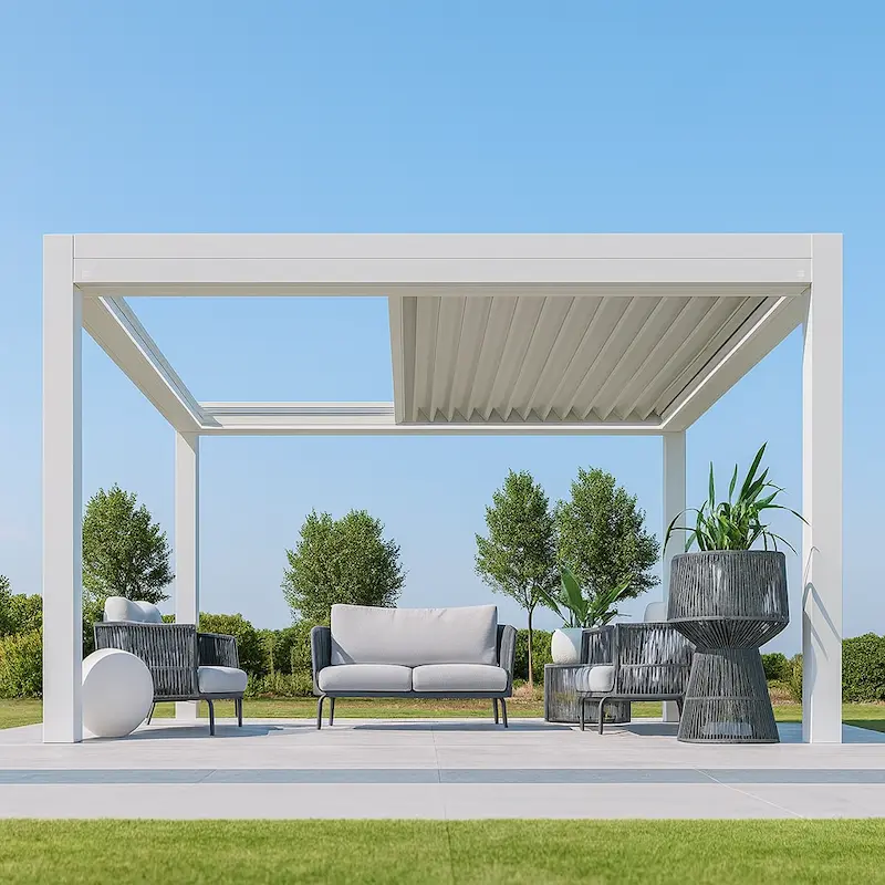 pérgola retráctil bioclimática 3x5