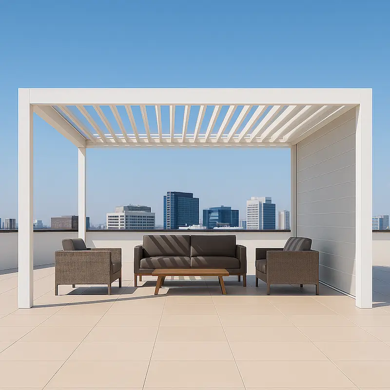 áticos con pérgola 4x4