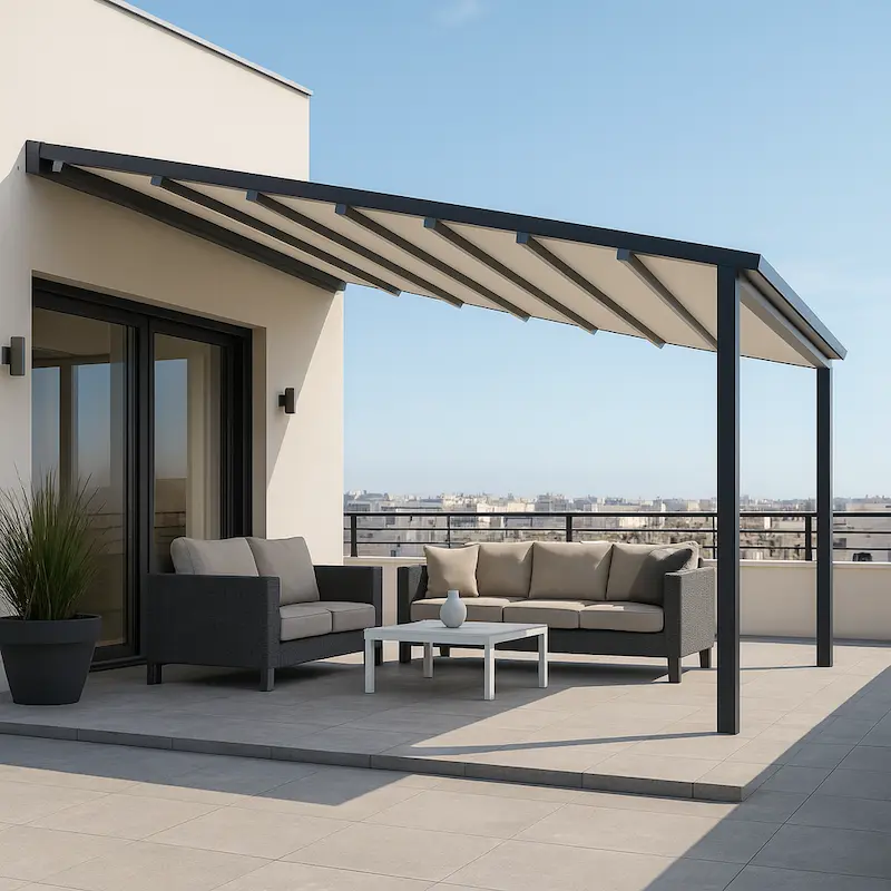 pérgola áticos 3x5